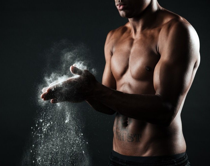 cropped-image-handsome-afro-american-sports-man-rubbing-hands-with-chalk_171337-9260 Man Shilajit power
